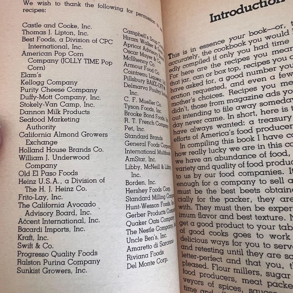 Best Recipes from the Backs of Boxes, Bottles, Cans and Jars by Ceil Dyer Vtg PB